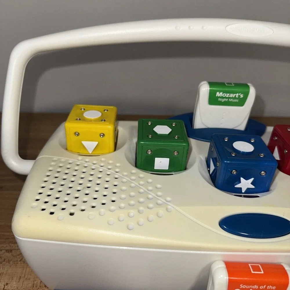 Vintage 1998 Neurosmith Music Blocks Mozart Night Music Interactive Toy Works!